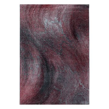 Ottawa Canvas tappeto pelo corto runner 80x250cm rosso