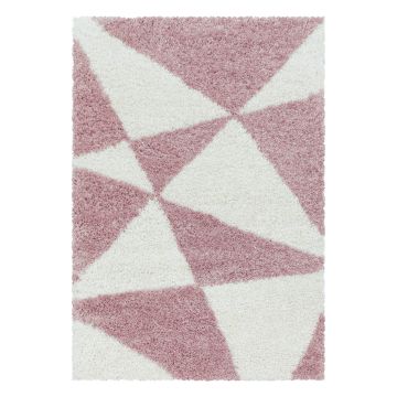 Tango Shaggy tappeto pelo lungo rettangolo 280x370cm fucsia