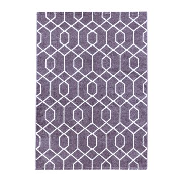 Efor Okta tappeto pelo corto rettangolo 140x200cm violetto