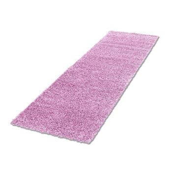 Life Shaggy tappeto pelo lungo runner 80x250cm rosa