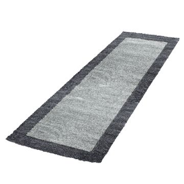 Life Shaggy Ombra tappeto pelo lungo runner 80x250cm grigio