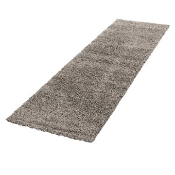 Life Shaggy tappeto pelo lungo runner 80x250cm taupe