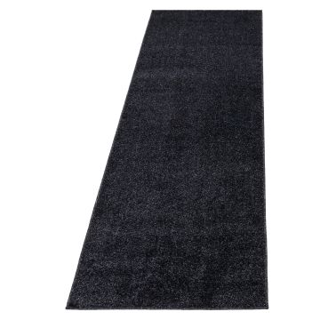 Ata tappeto pelo corto runner 80x250cm antracite