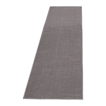 Ata tappeto pelo corto runner 80x250cm beige