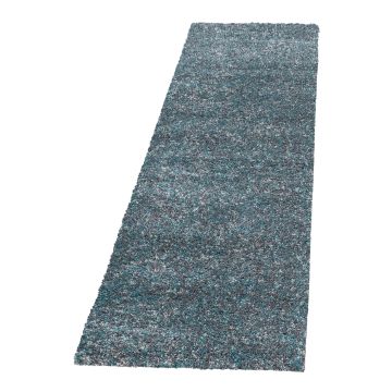 Enjoy Shaggy tappeto pelo lungo runner 80x250cm blu