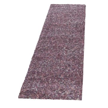 Enjoy Shaggy tappeto pelo lungo runner 80x250cm rosa