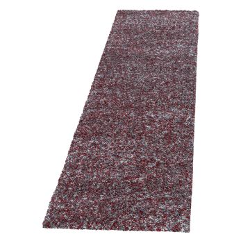 Enjoy Shaggy tappeto pelo lungo runner 80x250cm rosso