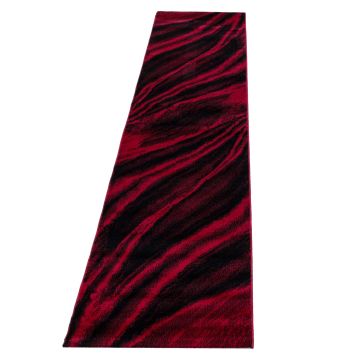 Miami Deserto tappeto pelo corto runner 80x300cm rosso