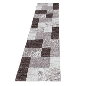 Parma Jawa tappeto pelo corto runner 80x300cm marrone