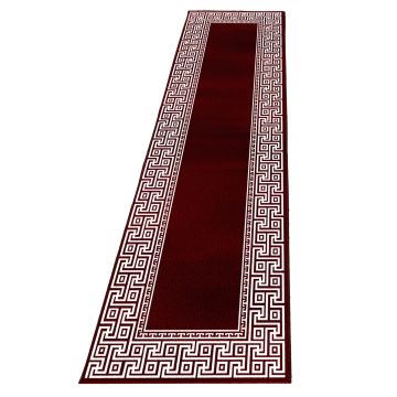 Parma Laby tappeto pelo corto runner 80x300cm rosso