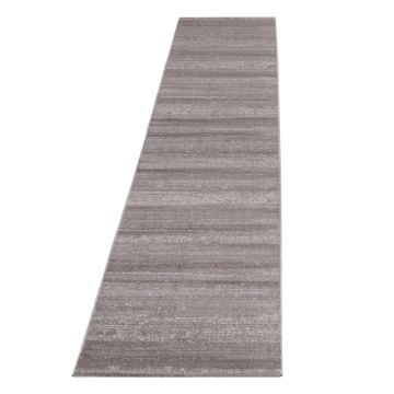 Plus tappeto pelo corto runner 80x300cm beige