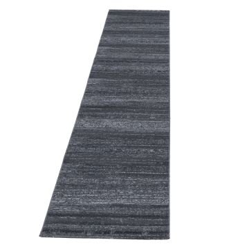 Plus tappeto pelo corto runner 80x300cm grigio