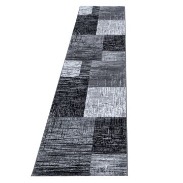 Plus Blend tappeto pelo corto runner 80x300cm nero