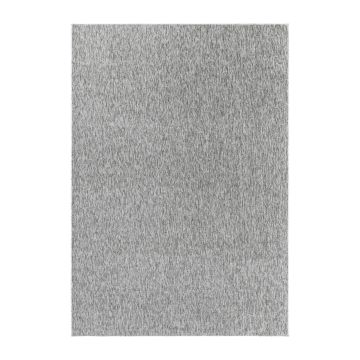 Nizza tappeto pelo corto rettangolo 280x370cm grigio chiaro