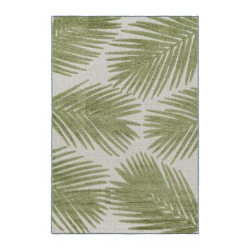 Bahama Palm tappeto esterno pelo lungo/corto rettangolo 120x170cm verde