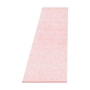 Nizza tappeto pelo corto runner 80x250cm fucsia