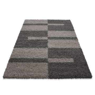 Gala Shaggy tappeto pelo lungo runner 100x200cm taupe