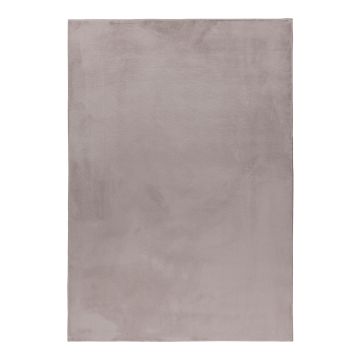 Pouffy tappeto soffice pelo corto rettangolo 140x200cm beige