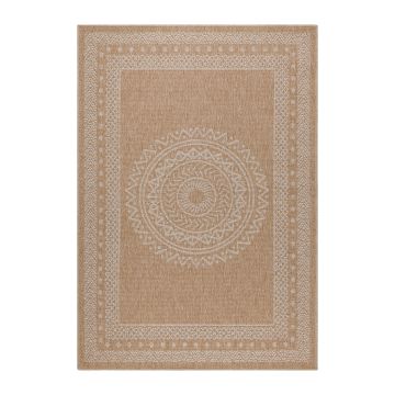 Dhaka Shapl tappeto esterno rettangolo 240x340cm juta beige