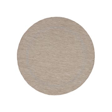 Relax Tranqua tappeto esterno rotonda Ø 160cm beige