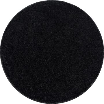 Ata tappeto pelo corto rotonda Ø 160cm antracite