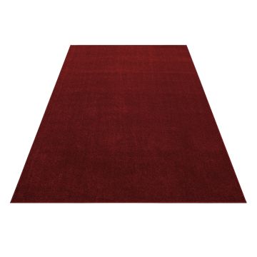 Ata tappeto pelo corto rettangolo 240x340cm rosso
