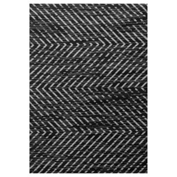 Base Swift tappeto pelo corto rettangolo 240x340cm nero