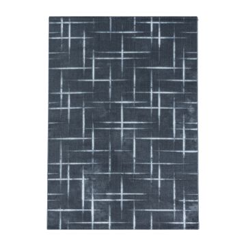 Costa Fisk tappeto pelo corto rettangolo 240x340cm grigio