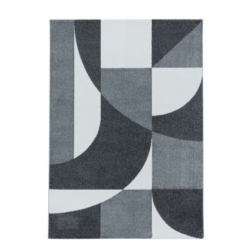Efor Elips tappeto pelo corto rettangolo 240x340cm grigio