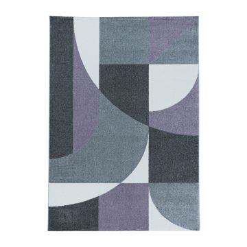 Efor Elips tappeto pelo corto rettangolo 240x340cm violetto