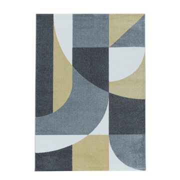 Efor Elips tappeto pelo corto rettangolo 240x340cm giallo