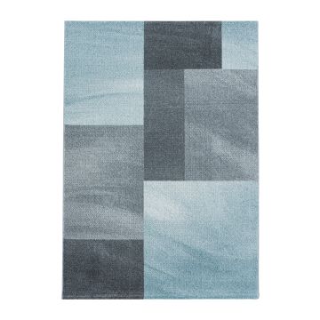 Efor Trapz tappeto pelo corto rettangolo 240x340cm blu