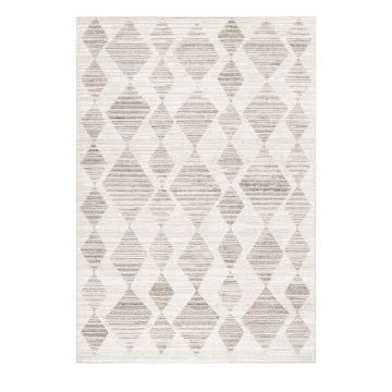 Taznaxt Fas tappeto pelo corto rettangolo 240x340cm crema