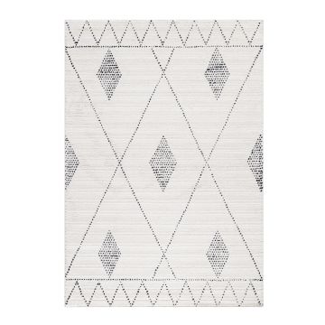 Taznaxt Manipu tappeto pelo corto rettangolo 160x230cm crema