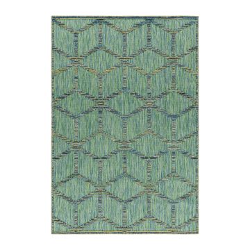 Bahama Novel tappeto esterno pelo lungo/corto rettangolo 160x230cm verde