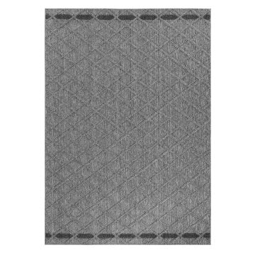 Patara Petek tappeto esterno pelo corto rettangolo 160x230cm grigio