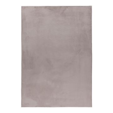 Pouffy tappeto soffice pelo corto rettangolo 160x230cm beige
