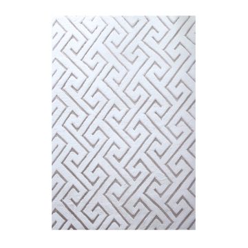 Vision Plux 3D tappeto pelo corto runner 80x150cm beige